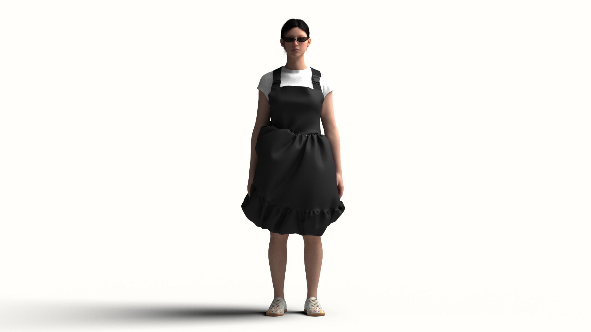 Front rendered view of the NASCAR dress