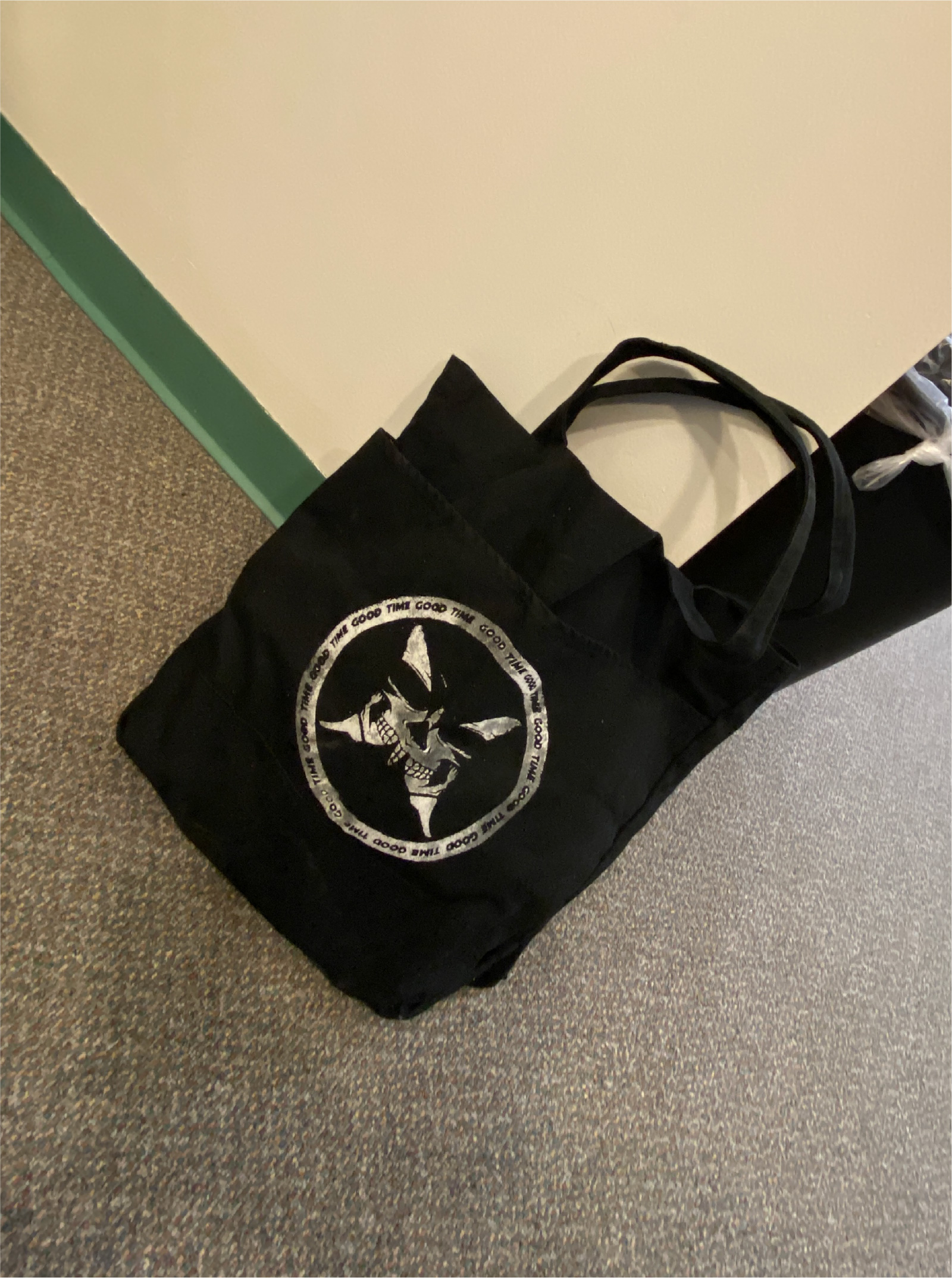 Live to Die pink tote front