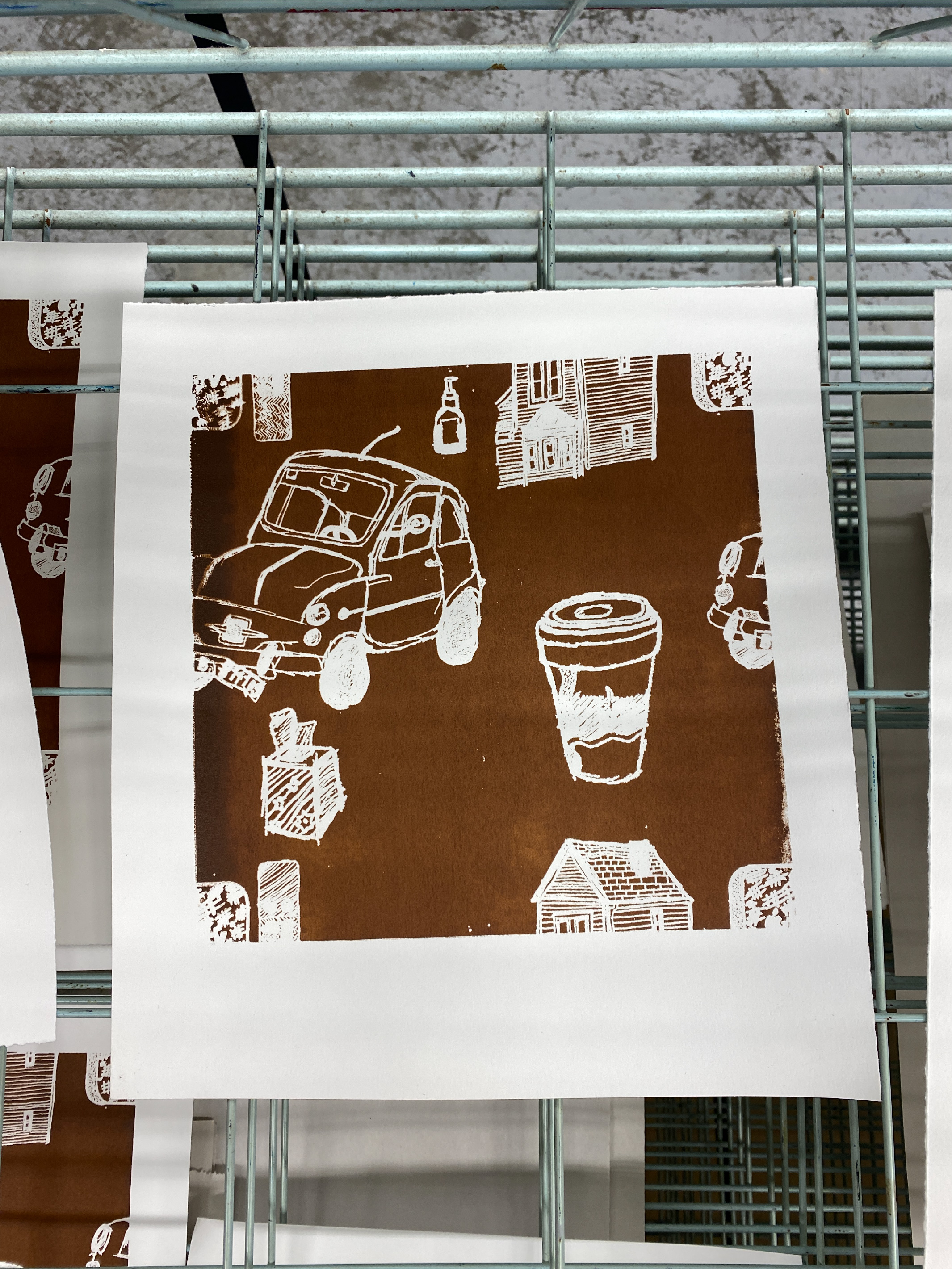 CMYK marked-registration print two