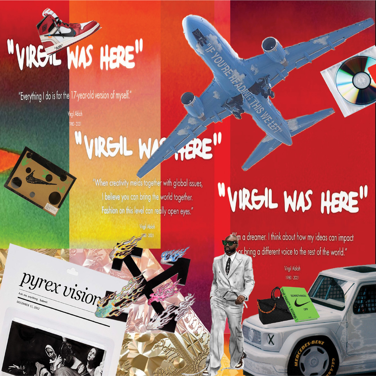 Virgil tribute print variation two